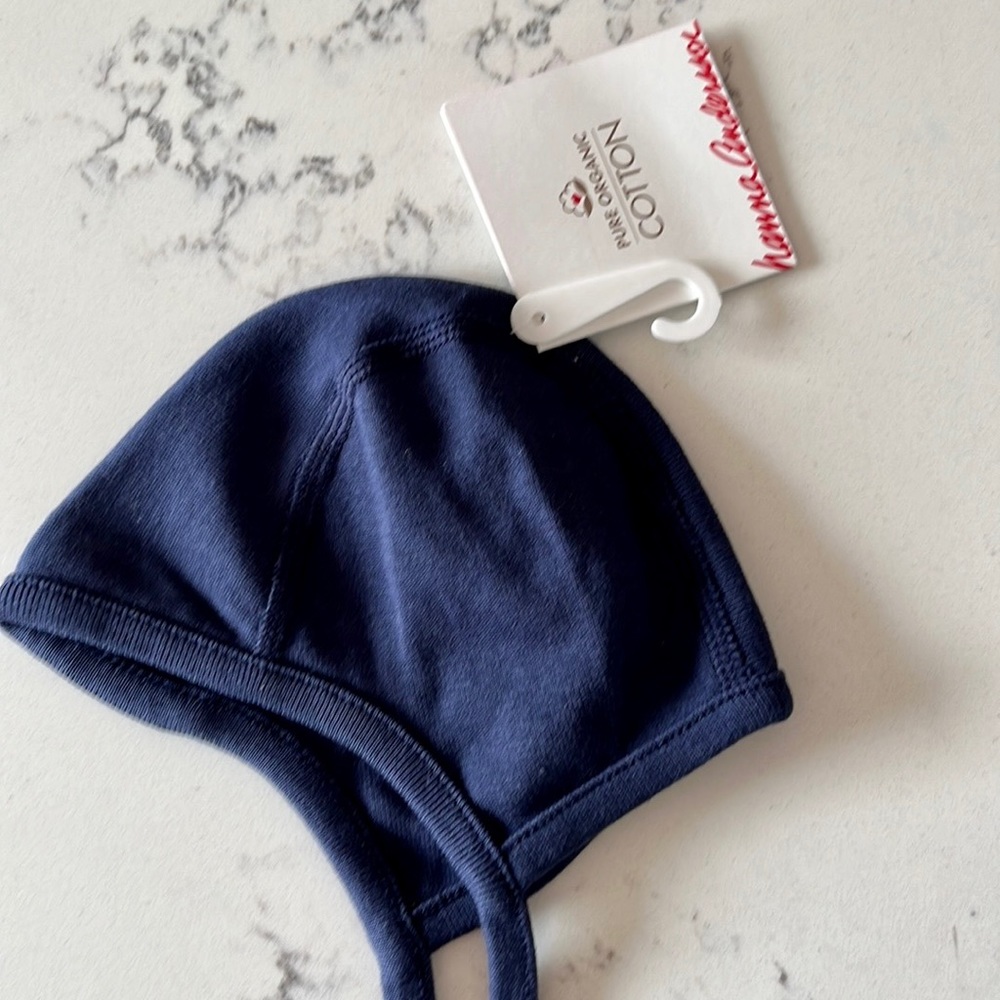 Hanna Andersson BA Solid Navy blue Pilot Cap - Picture 6 of 9
